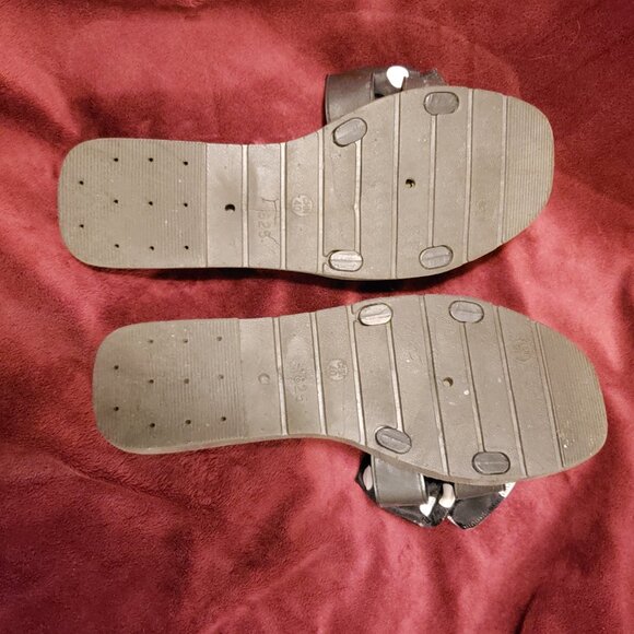 Mini helisha Sandals with Polkadot Bowes sz 7.5-8 - Picture 2 of 2